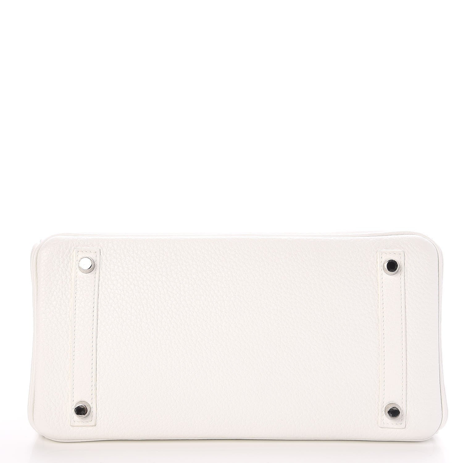 Hermes Taurillon Clemence Birkin 30 White 6 of 36
