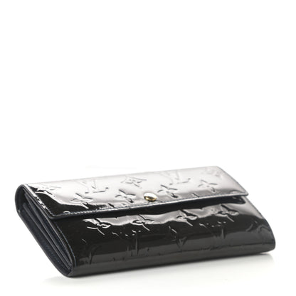 Louis Vuitton Vernis Sarah Wallet Blue Infini 4 of 9