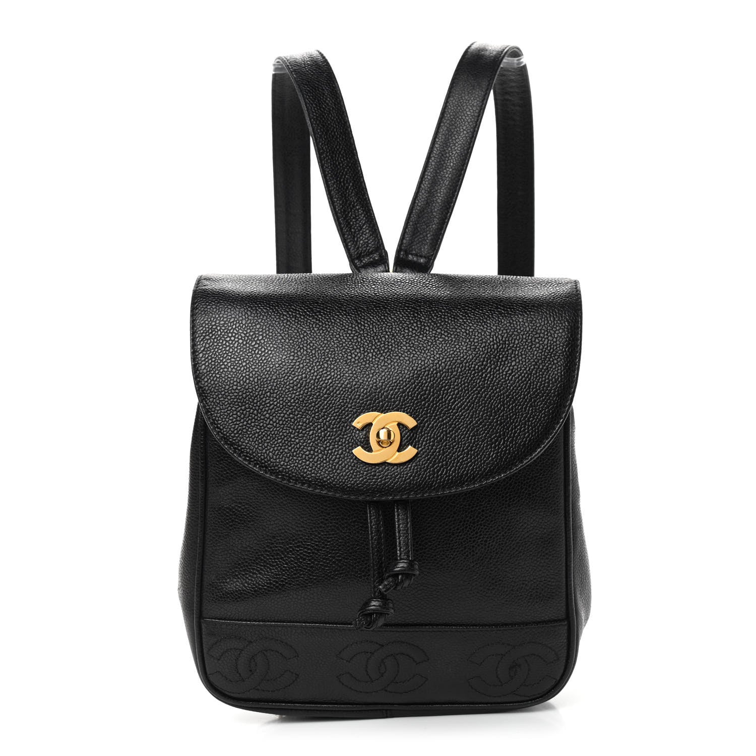 Chanel Caviar CC Backpack Black 1 of 9