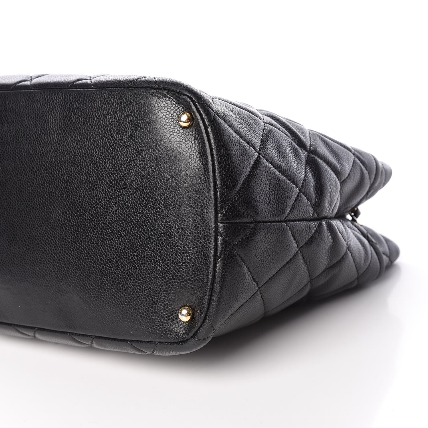 Chanel Caviar Quilted Shopping Tote Black 6 of 14