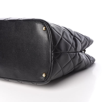 Chanel Caviar Quilted Shopping Tote Black 6 of 14