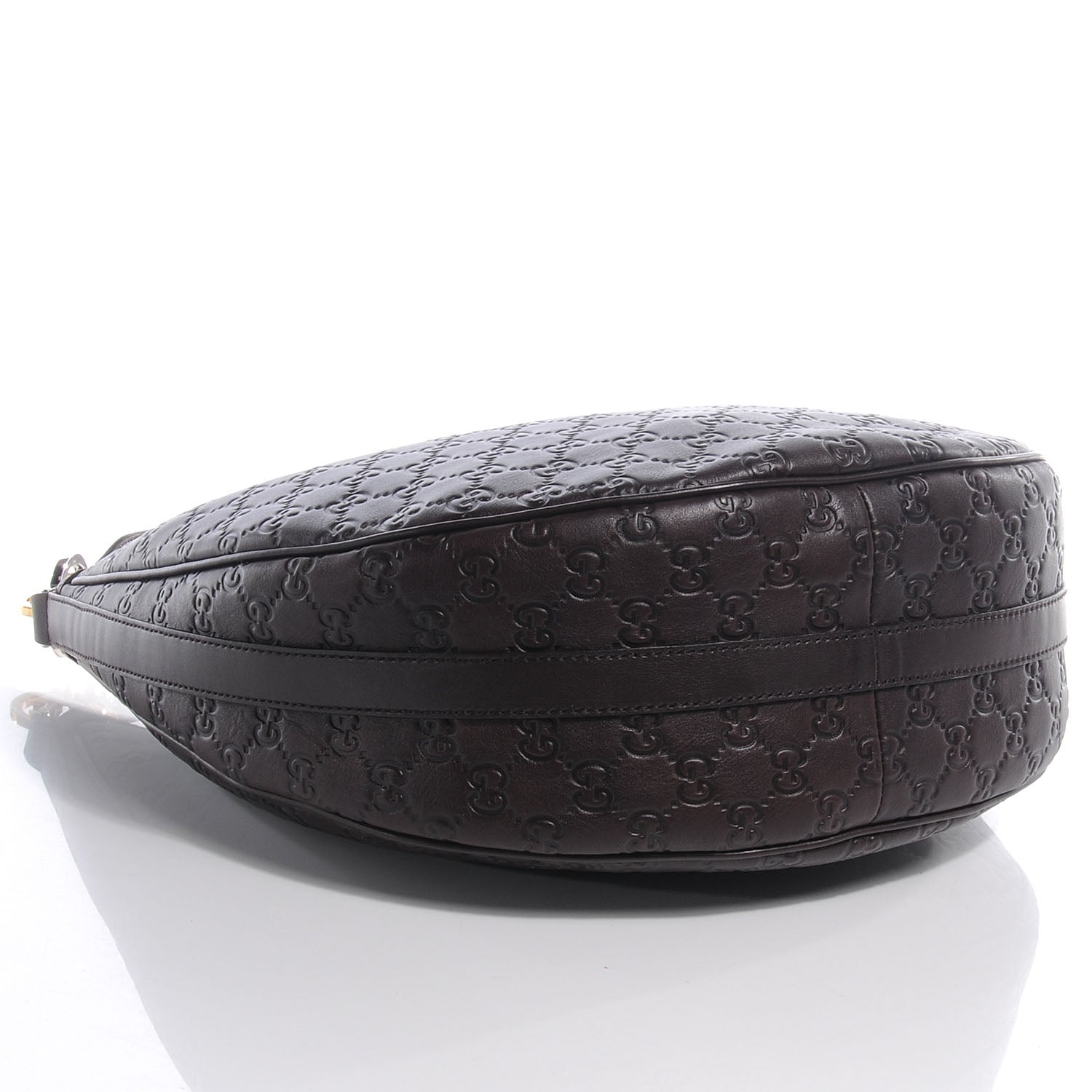 Gucci Guccissima GG Twins Medium Hobo Brown 4 of 8