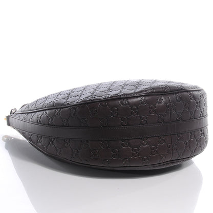 Gucci Guccissima GG Twins Medium Hobo Brown 4 of 8