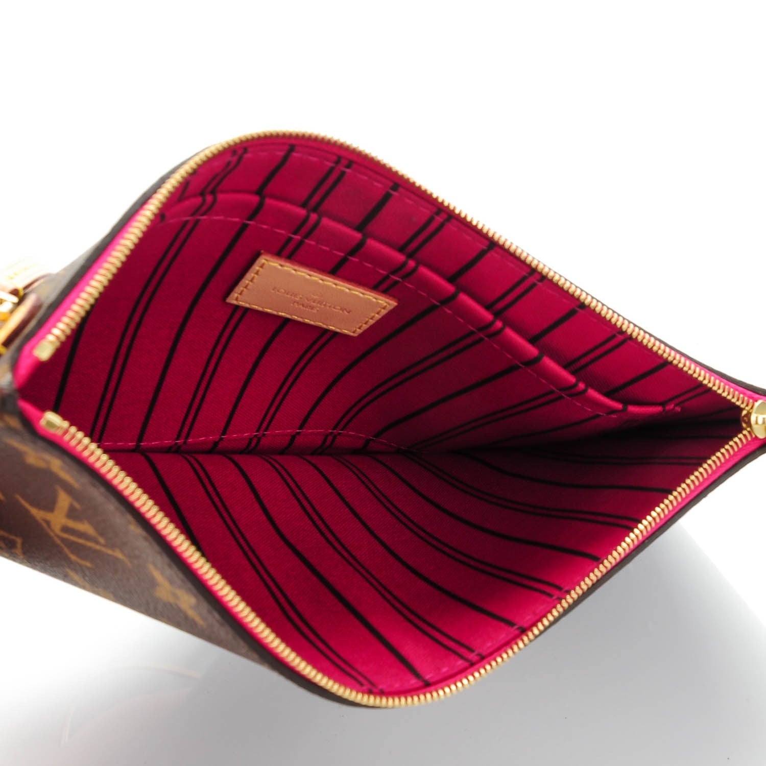 Louis Vuitton Monogram Neverfull MM GM Pochette Pivoine 5 of 8