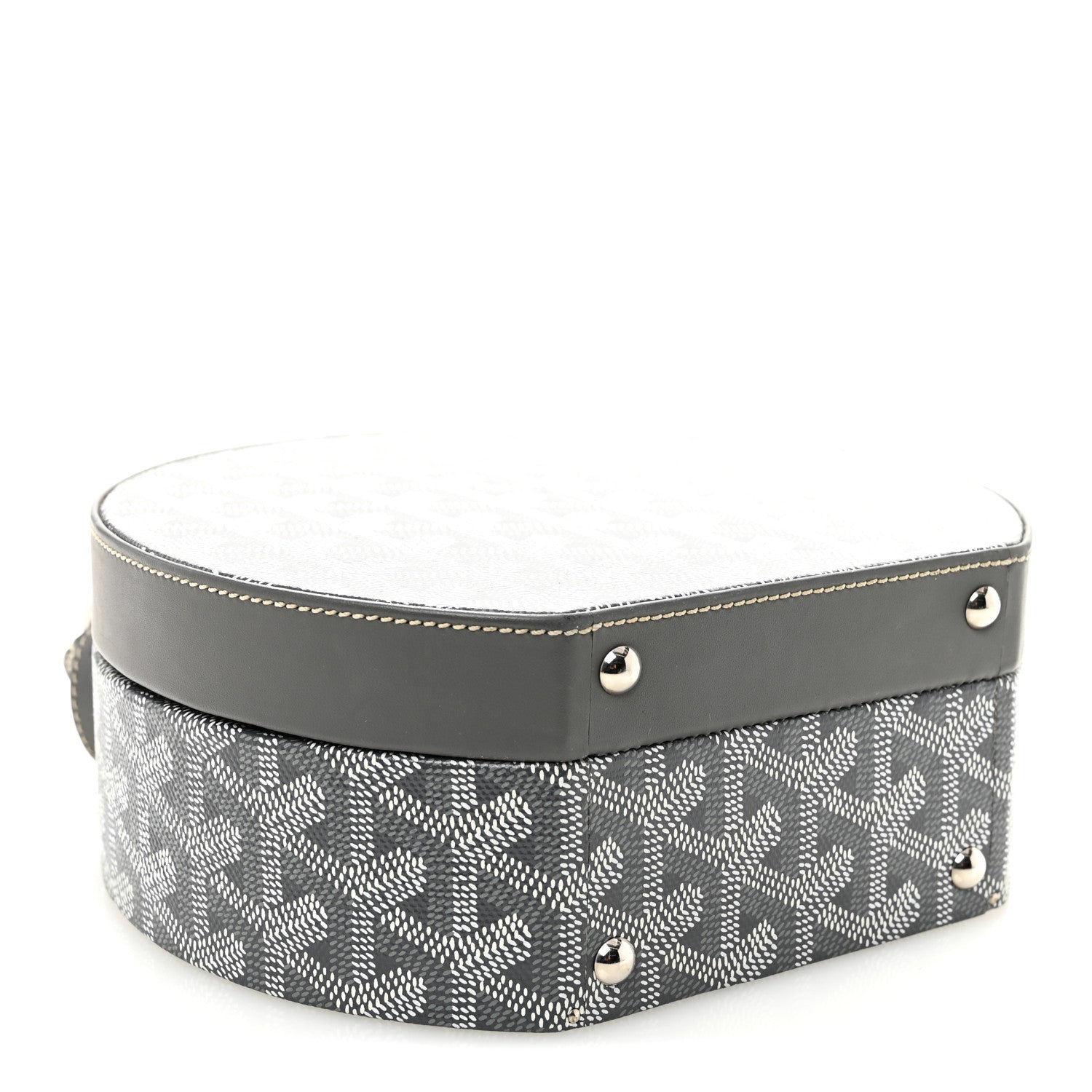 Goyard Goyardine Alto Hatbox Grey 4 of 9