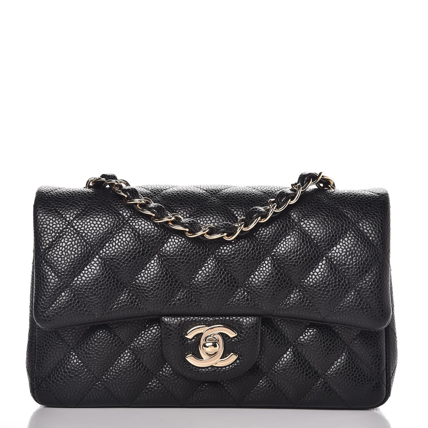 Chanel Caviar Quilted Mini Rectangular Flap Black 1 of 8