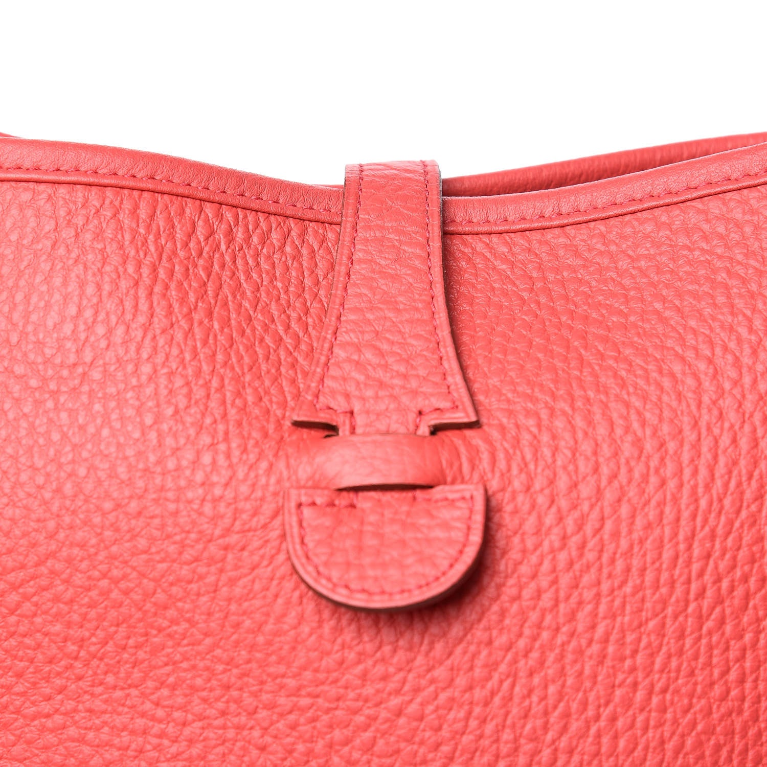 Hermes Taurillon Clemence Evelyne III PM Bougainvillea 11 of 11