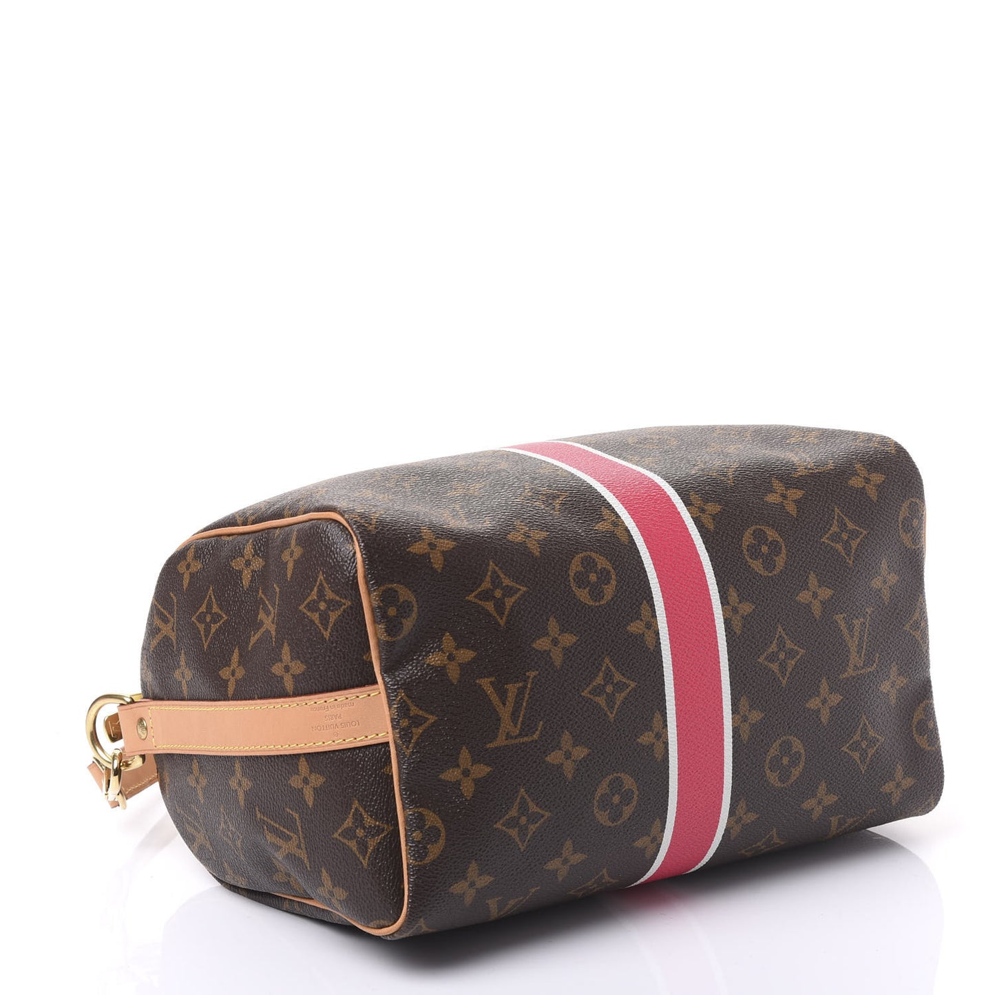Monogram My LV Heritage Speedy Bandouliere 25 Fuchsia White