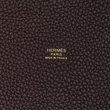 Hermes Taurillon Clemence Picotin Lock 18 PM Rouge Sellier 6 of 11