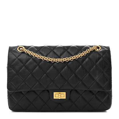 Chanel Aged Calfskin Quilted 2.55 Reissue 226 Flap Black 1 of 11