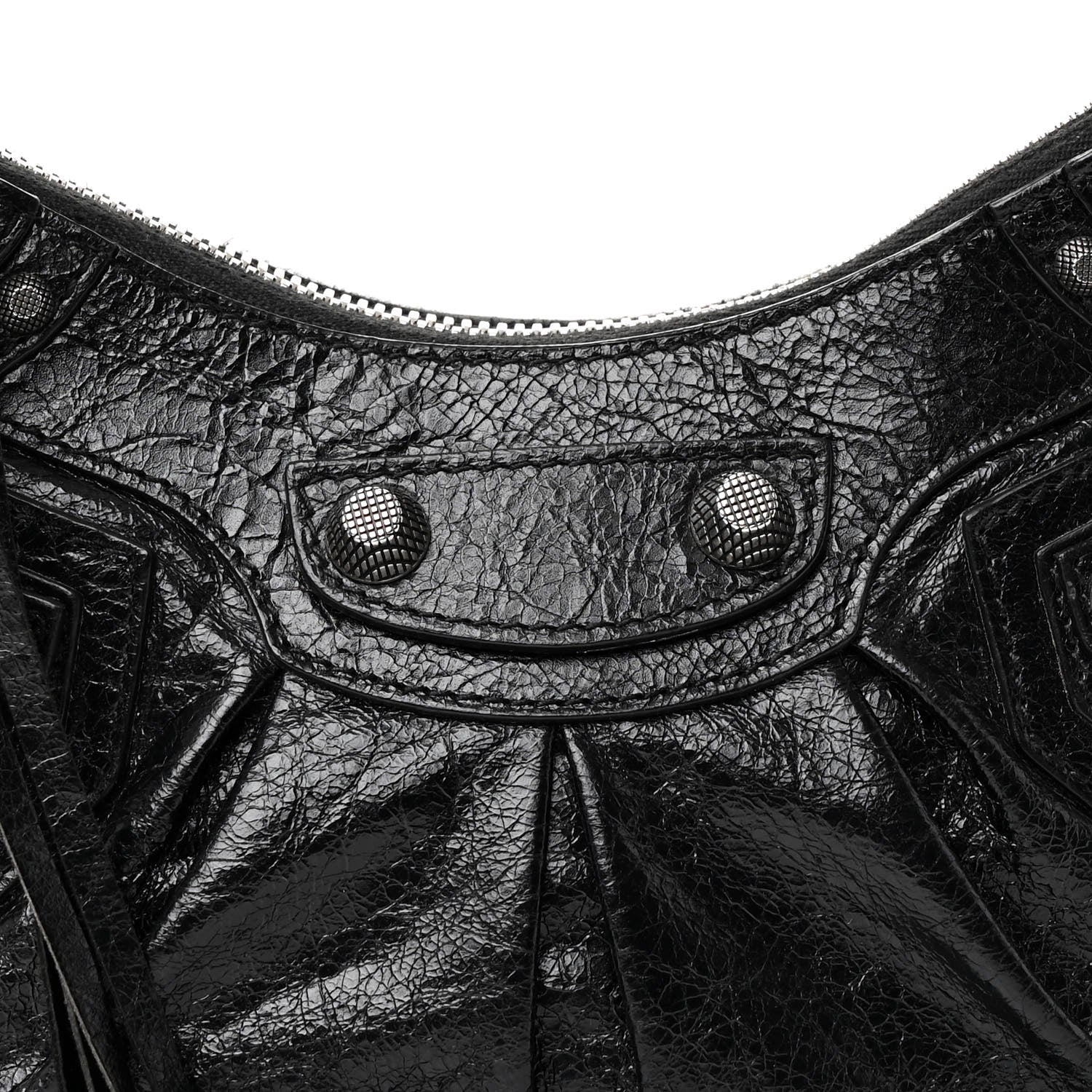 Balenciaga Agneau Arena Le Cagole Shoulder Bag XS Black 9 of 12