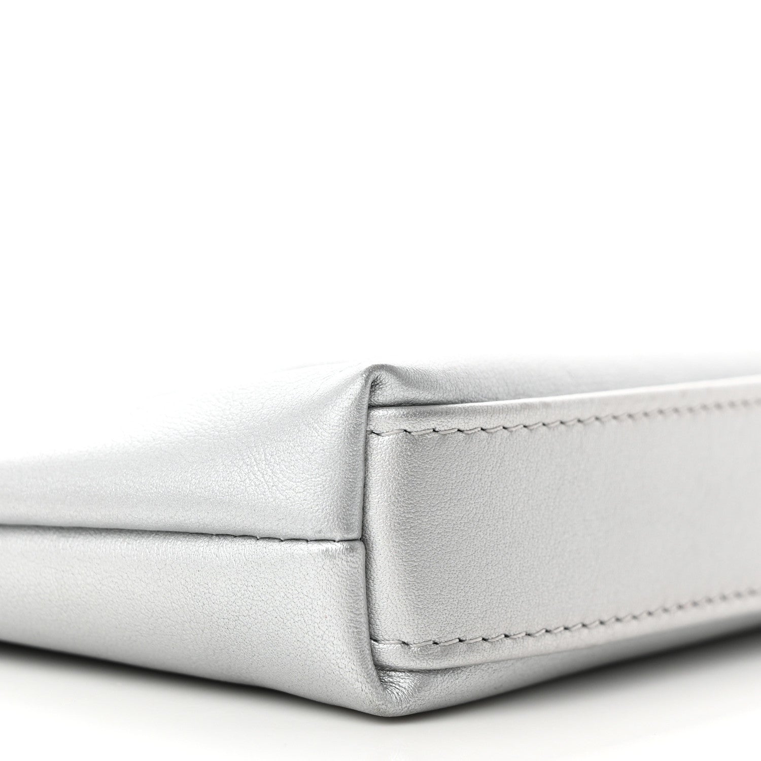 Chanel Metallic Calfskin Keyboard Pouch Silver 1325722 – FASHIONPHILE