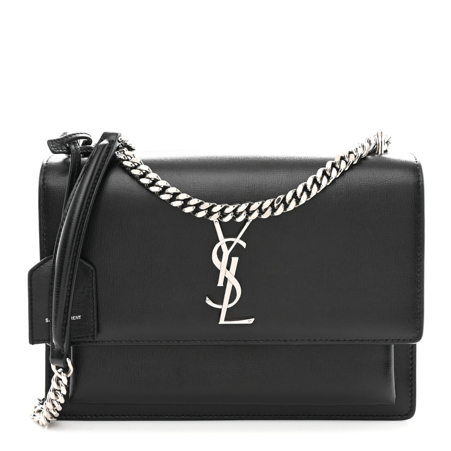 Saint Laurent Calfskin Medium Monogram Sunset Black 1 of 9