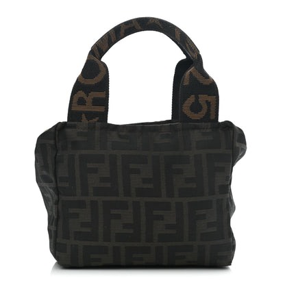 Fendi Fabric FF 1925 Mini Cosmetic Bag Tobacco 1 of 7