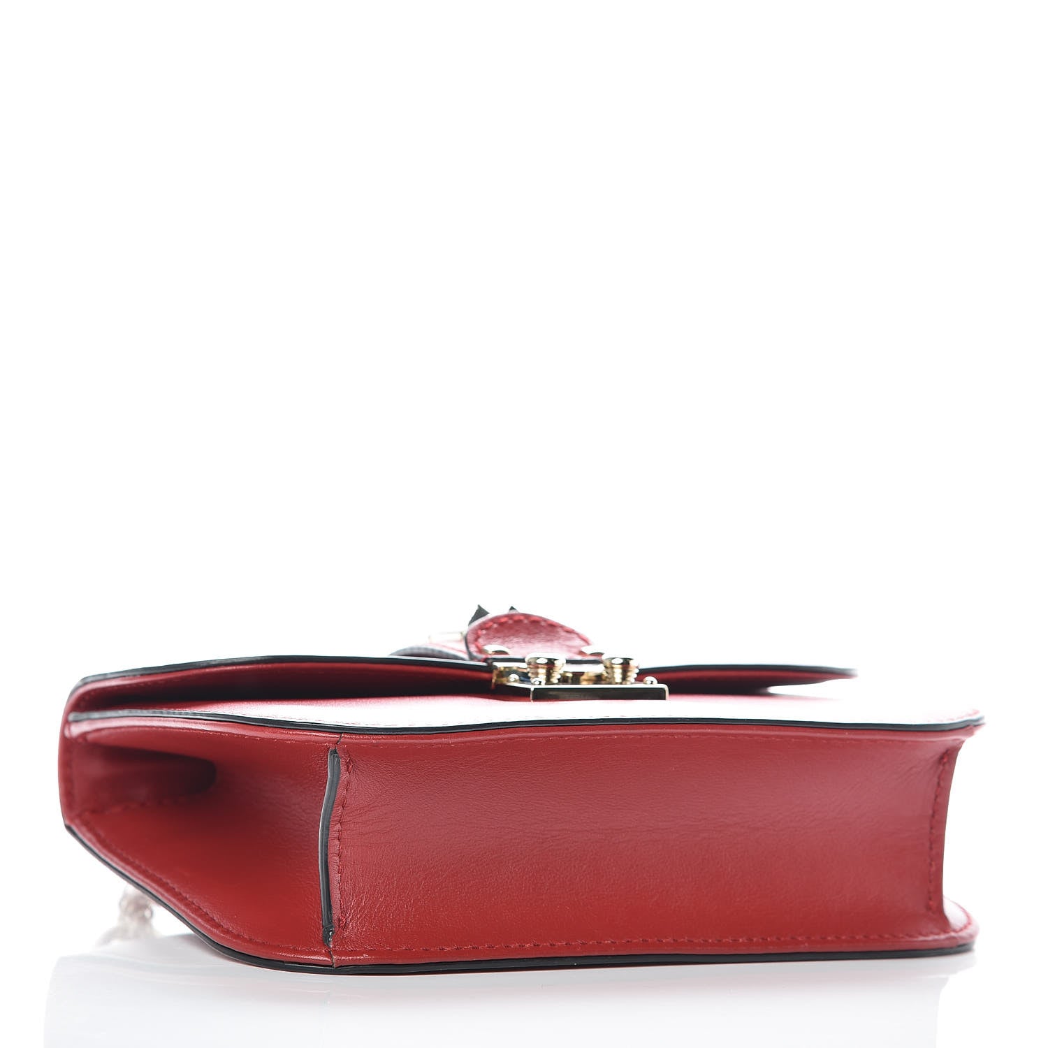 Valentino Garavani Vitello Small Glam Lock Rockstud Flap Rosso Valentino 4 of 8
