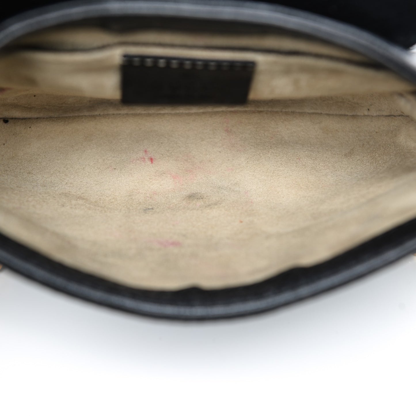 Pebbled Calfskin Small 1973 Chain Shoulder Bag Black