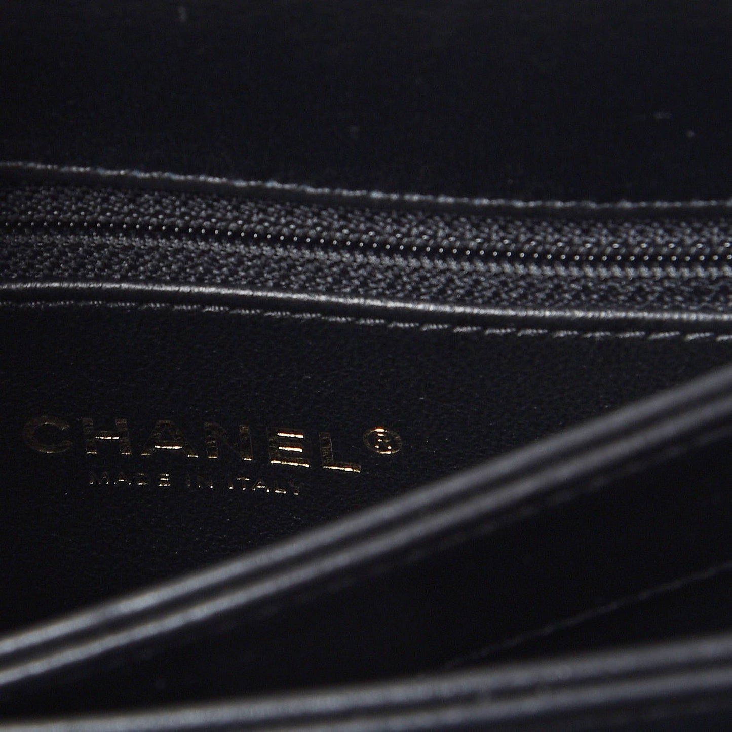 Lambskin Chevron Quilted Small Trendy CC Dual Handle Flap Bag Black