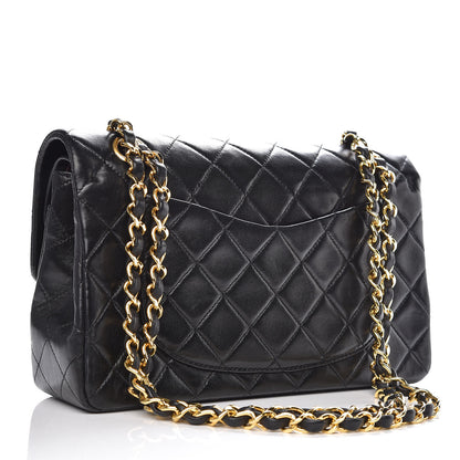 Chanel Lambskin Quilted Small Double Flap Black 3 of 11