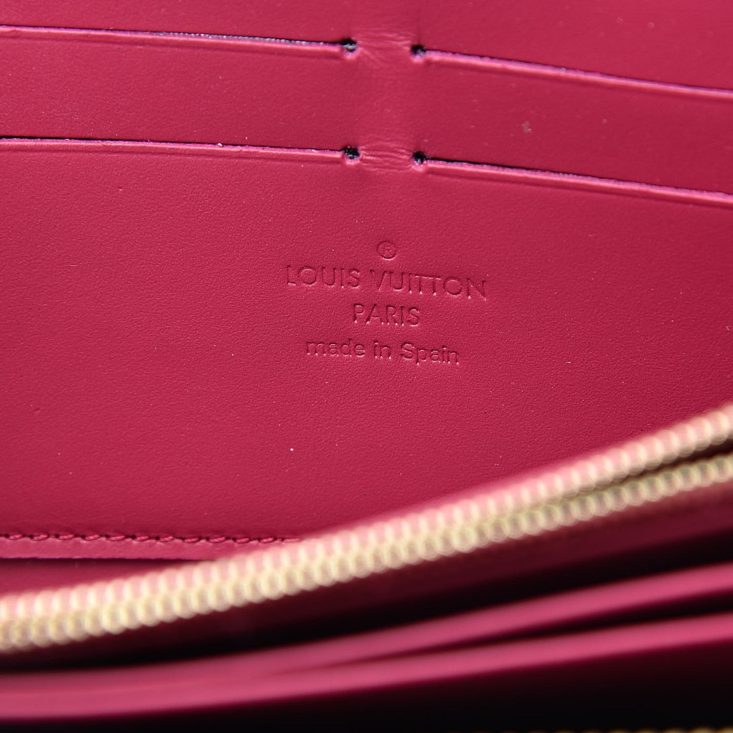 Vernis Zippy Wallet Rose Indien