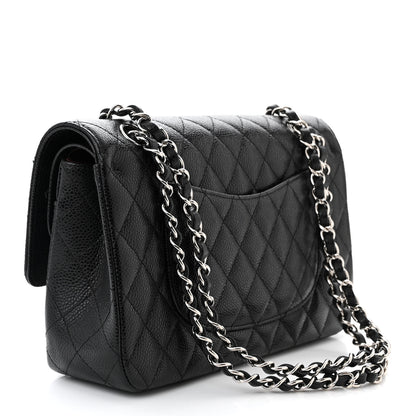 Chanel Caviar Quilted Medium Double Flap Black 3 of 12