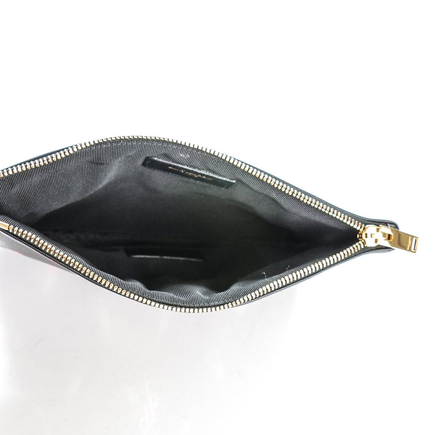Saint Laurent Calfskin Lipstick Printed Monogram Pouch Black 5 of 7
