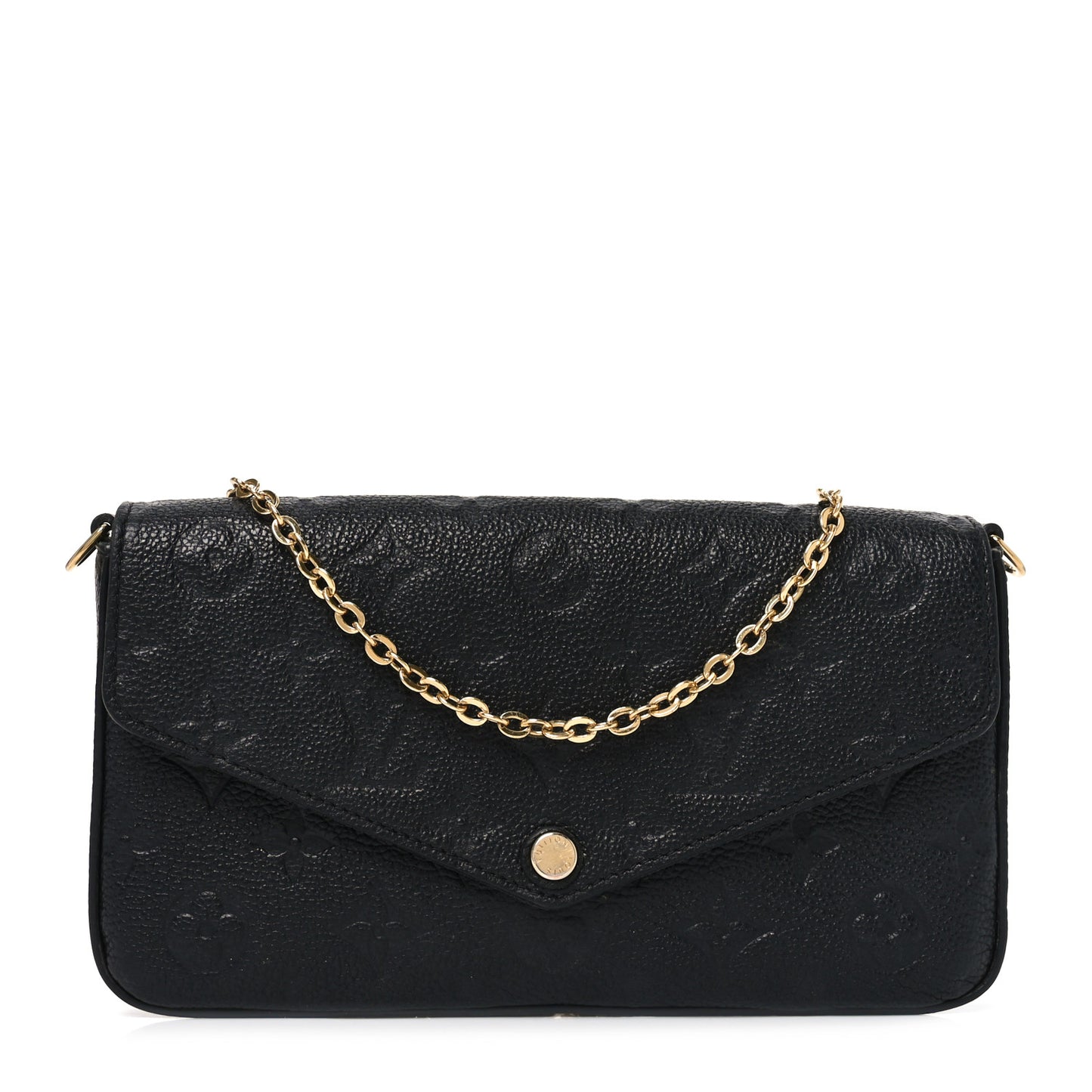 Empreinte Pochette Felicie Chain Wallet Black