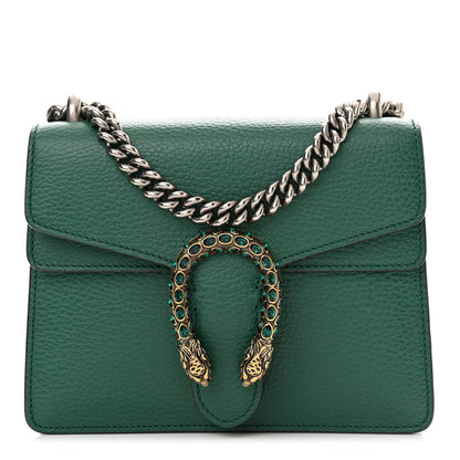 Gucci Calfskin Mini Dionysus Shoulder Bag Emerald 1 of 15