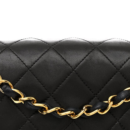 Chanel Lambskin Quilted Medium Double Flap Black 8 of 11