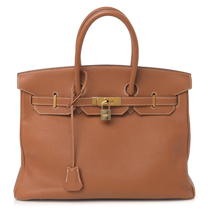 Hermes Togo Birkin 35 Gold 1 of 15