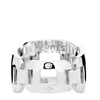 Hermes Sterling Silver Bague Hera Ring 51 5.75 4 of 7