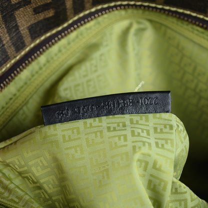 Fendi Zucca Spalmati Medium Roll Tote Tobacco Giallo 7 of 7