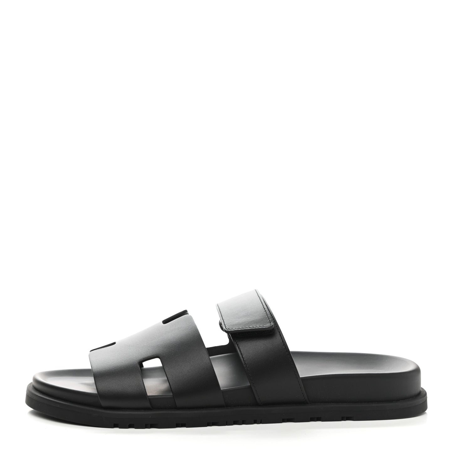 Calfskin Mens Chypre Sandals 43 Black