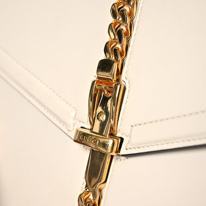 Gucci Azalea Calfskin Small Sylvie 1969 Top Handle Bag White 15 of 19