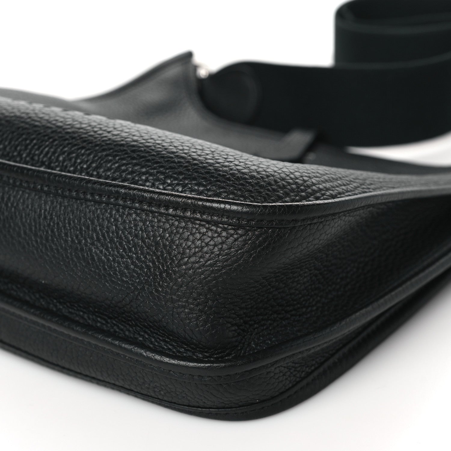 Hermes Taurillon Clemence Evelyne III PM Black 10 of 11