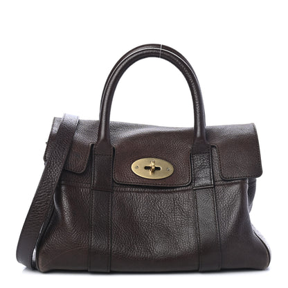 Mulberry Soft Grain Calfskin Small Bayswater Chocolate 1 of 4