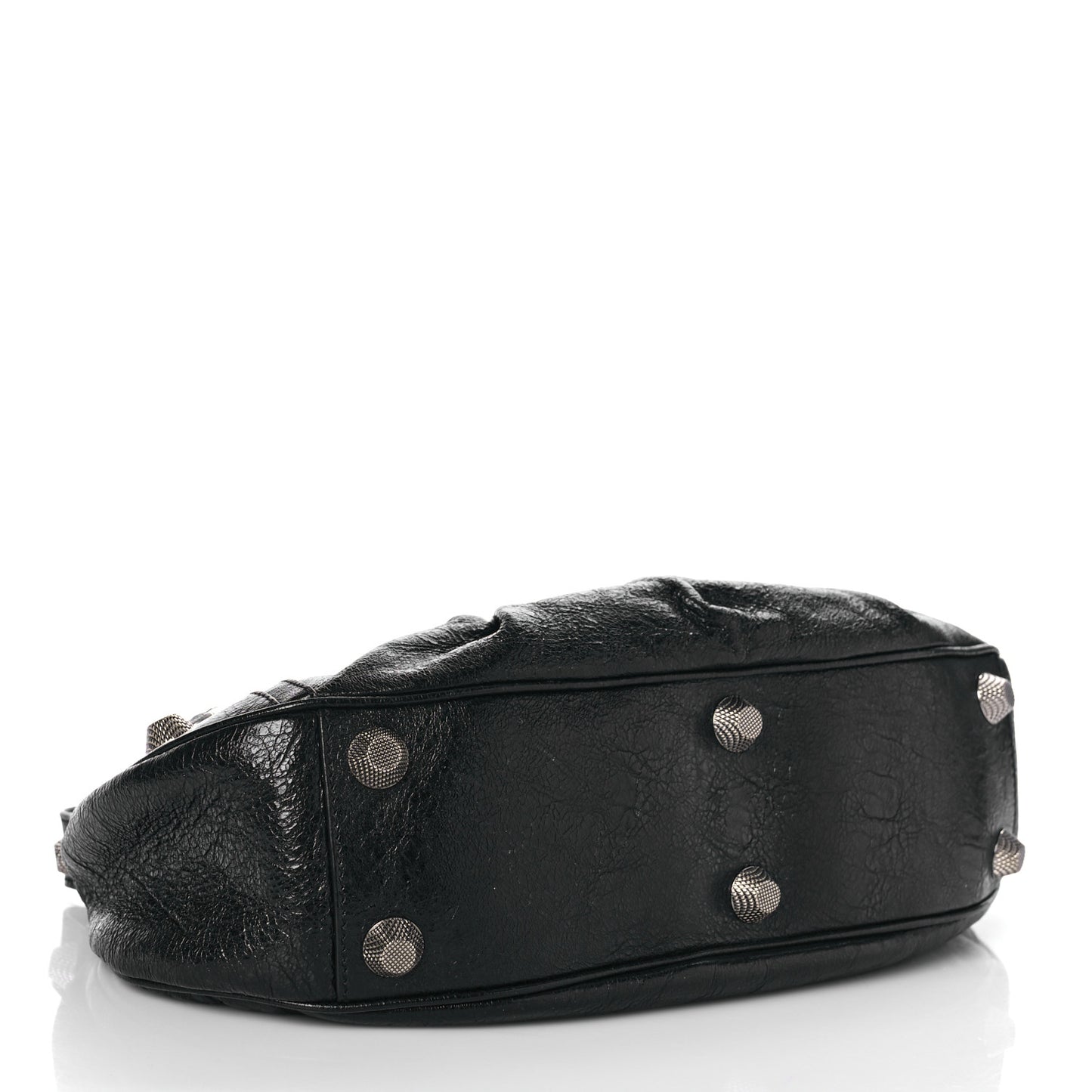 Agneau Arena Small Le Cagole Shoulder Bag Black