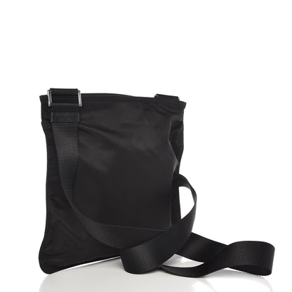 Prada Nylon Vela Small Flat Messenger Bag Black 3 of 11