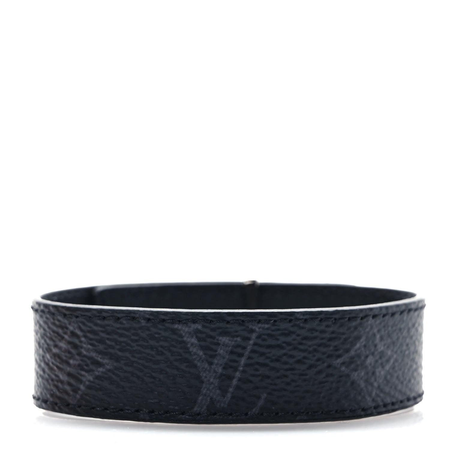 Louis Vuitton Monogram Eclipse LV Slim Bracelet 19 2 of 4
