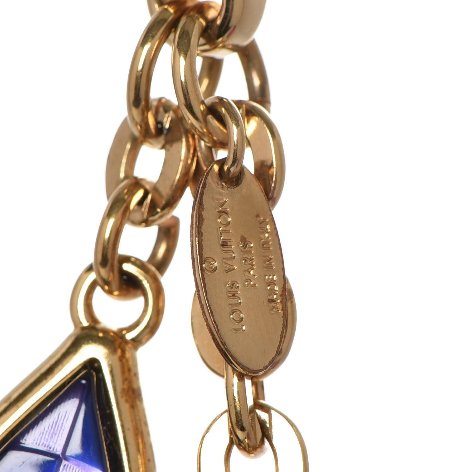 Louis Vuitton Mosaique Bag Charm Blue 5 of 6