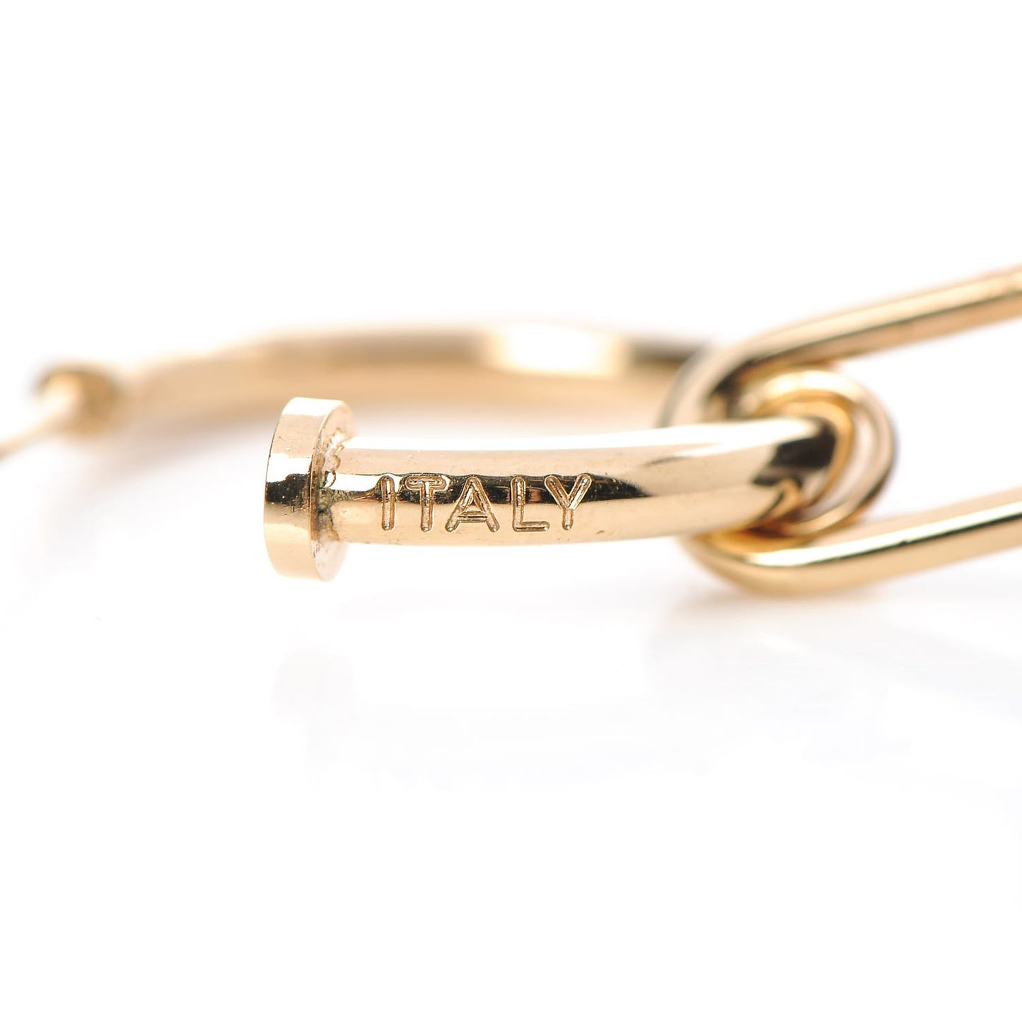 Resin Padlock Hoop Earrings Black