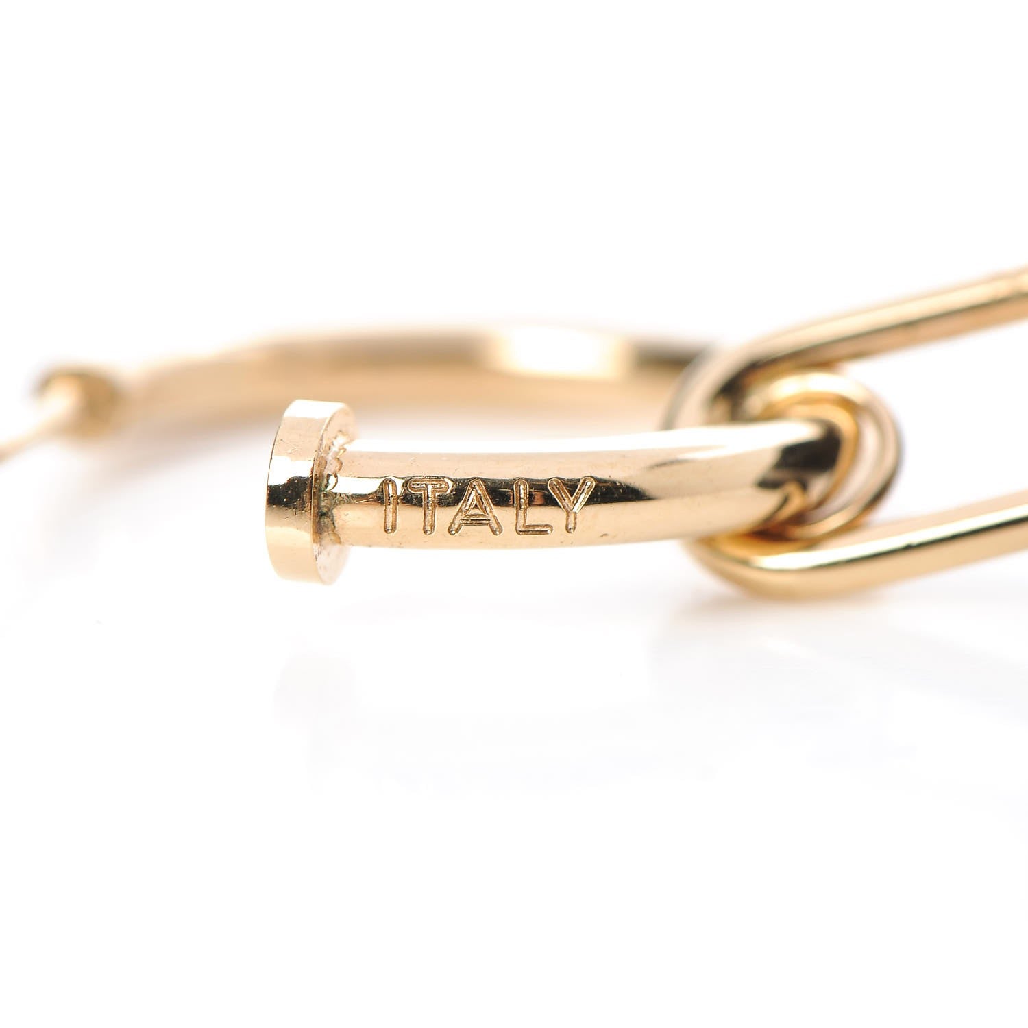 Louis Vuitton Resin Padlock Hoop Earrings Black 7 of 7