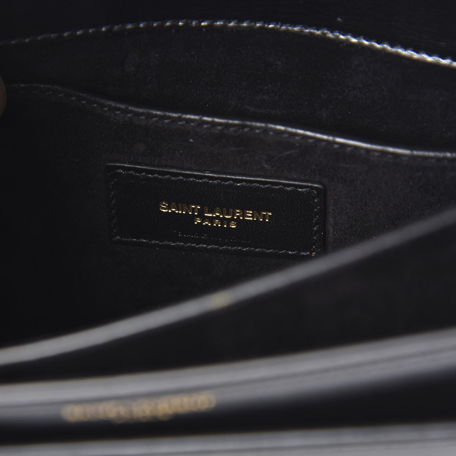 Saint Laurent Calfskin Medium Monogram Sunset Black 5 of 8