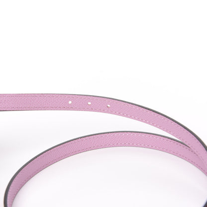 Hermes Epsom Swift 13mm Focus Belt 85 Rouge De Coeur Mauve Sylvestre 3 of 5