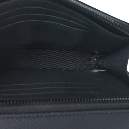 Louis Vuitton Calfskin Aerogram Alpha Wearable Wallet Black 5 of 9