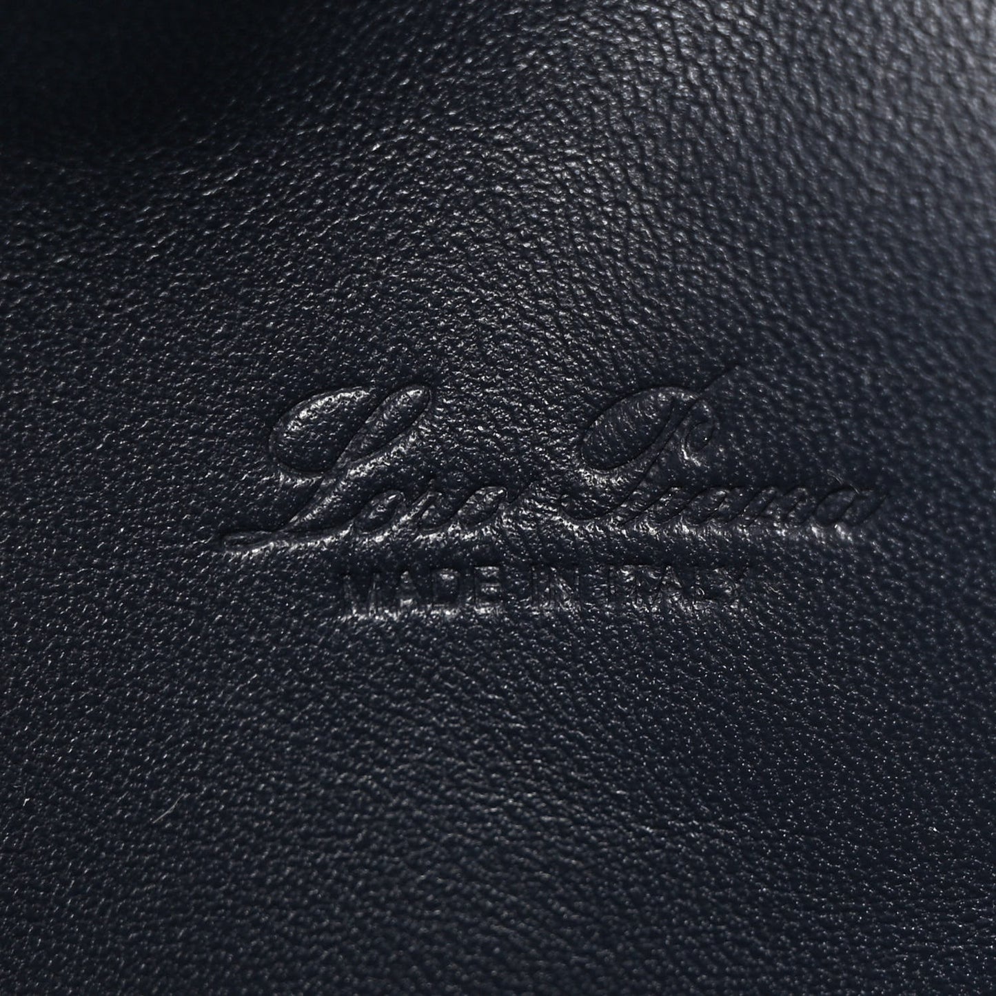 Grained Calfskin L23.5 Extra Pocket Backpack Navy Blue