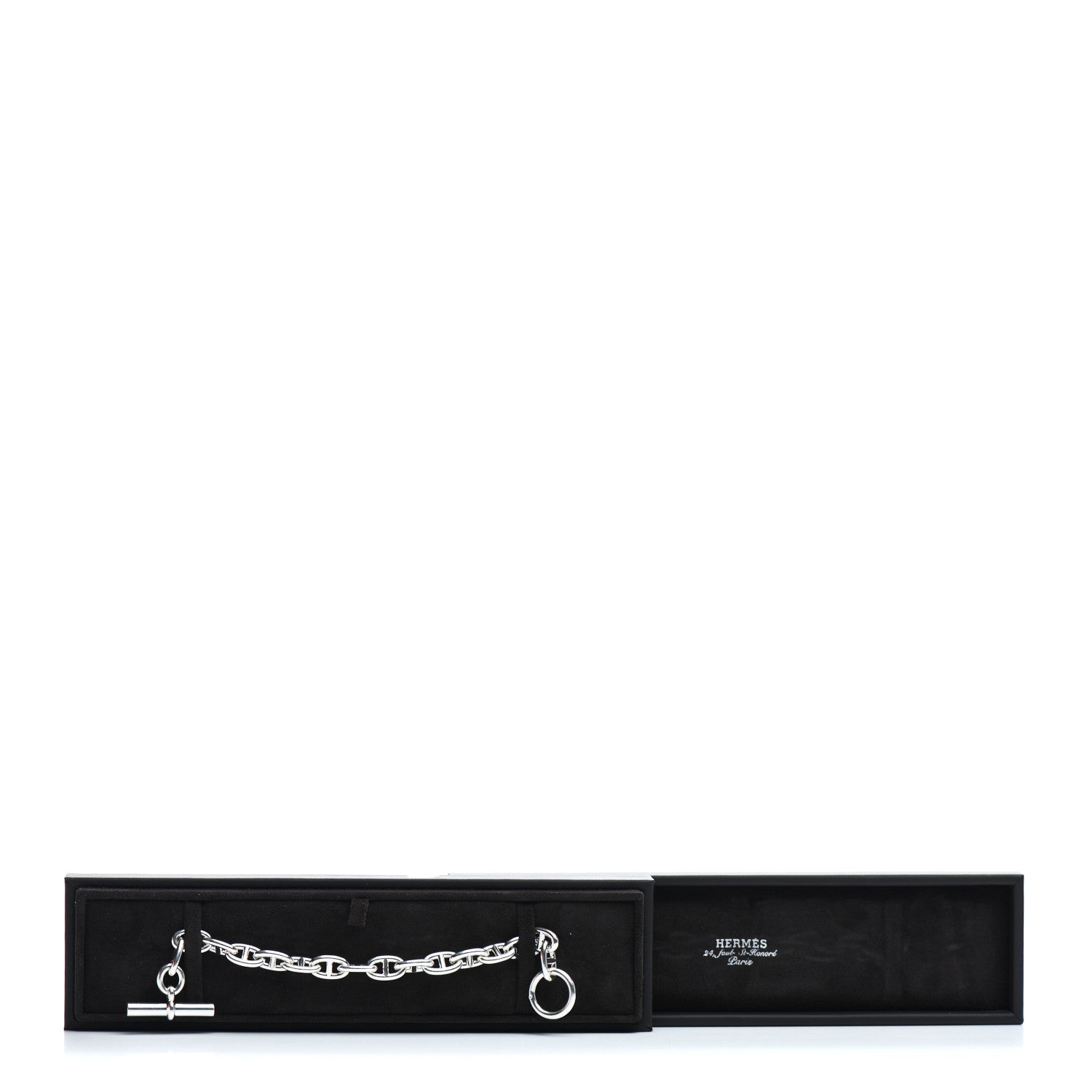 Hermes Sterling Silver MM Chaine d'Ancre Bracelet 5 of 5