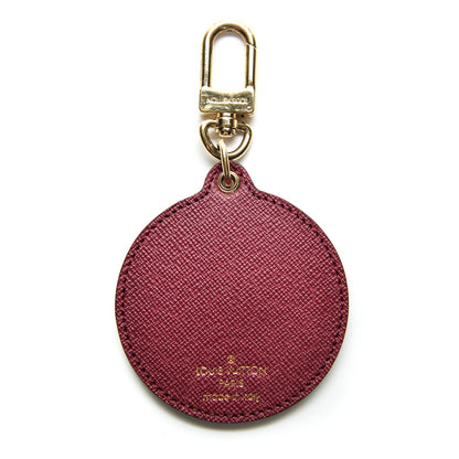 Louis Vuitton Monogram Illustre Multi V Bag Charm Key Ring Fuchsia 3 of 4