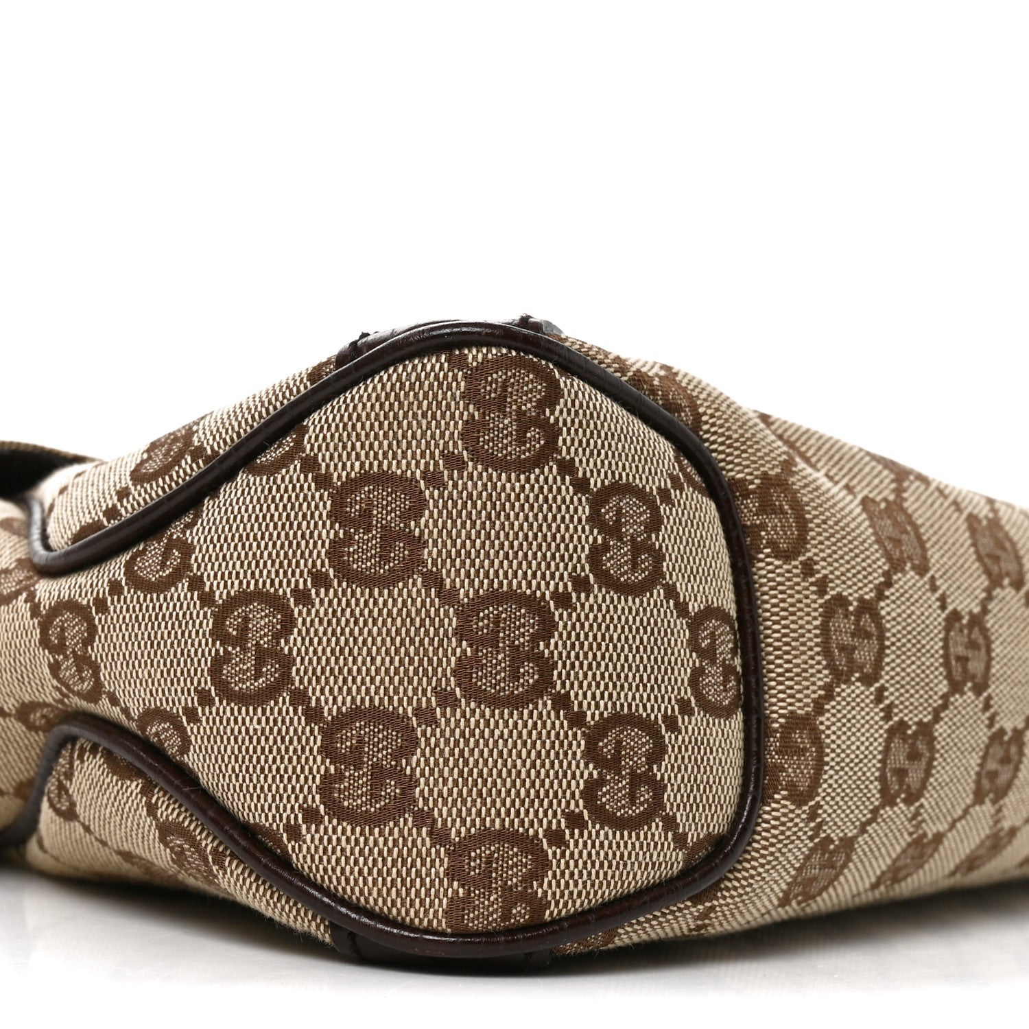 Gucci Monogram Horsebit Chain Flap Shoulder Bag Brown 8 of 9