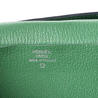 Hermes Matte Alligator Bearn H Wallet Cactus 6 of 8