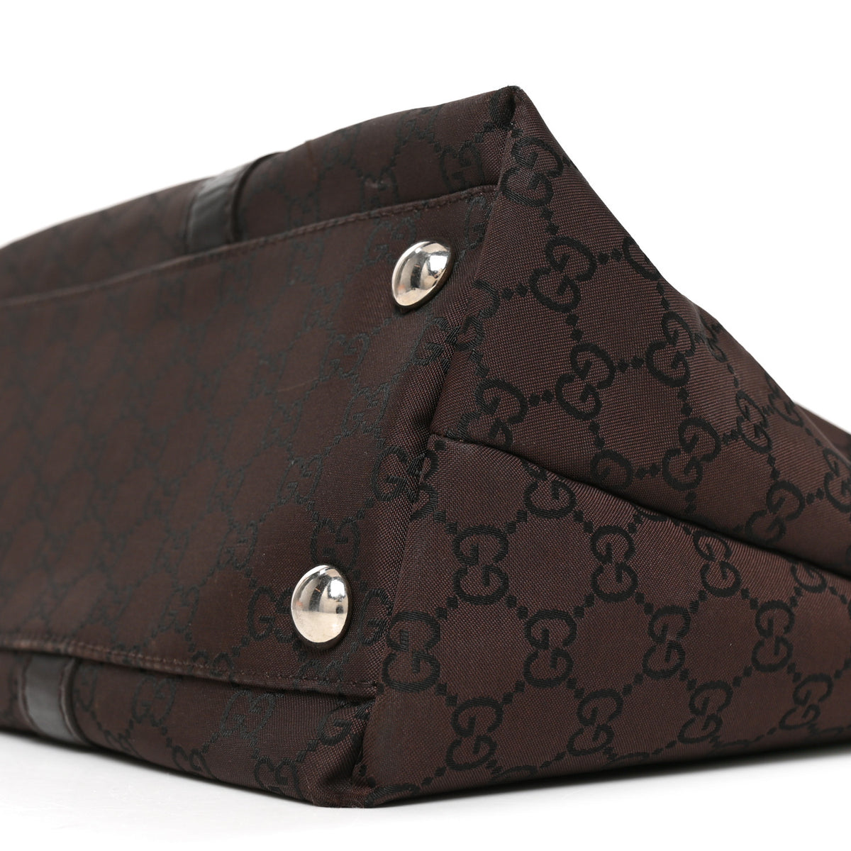 Gucci Nylon Monogram Large Tote Dark Brown 10 of 10